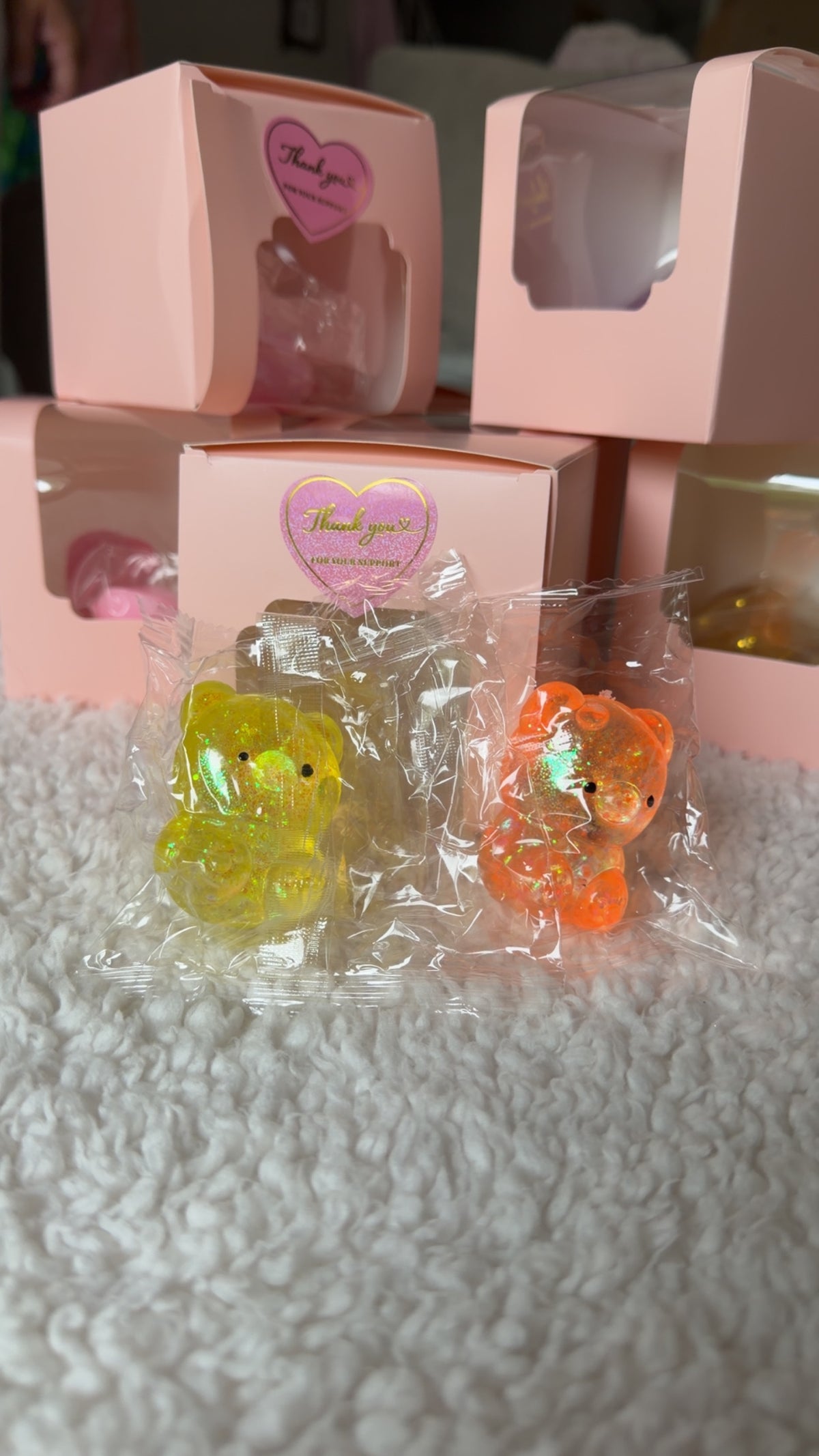 Glitter teddy bear Squishie