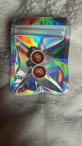 Cup chocolate earrings
