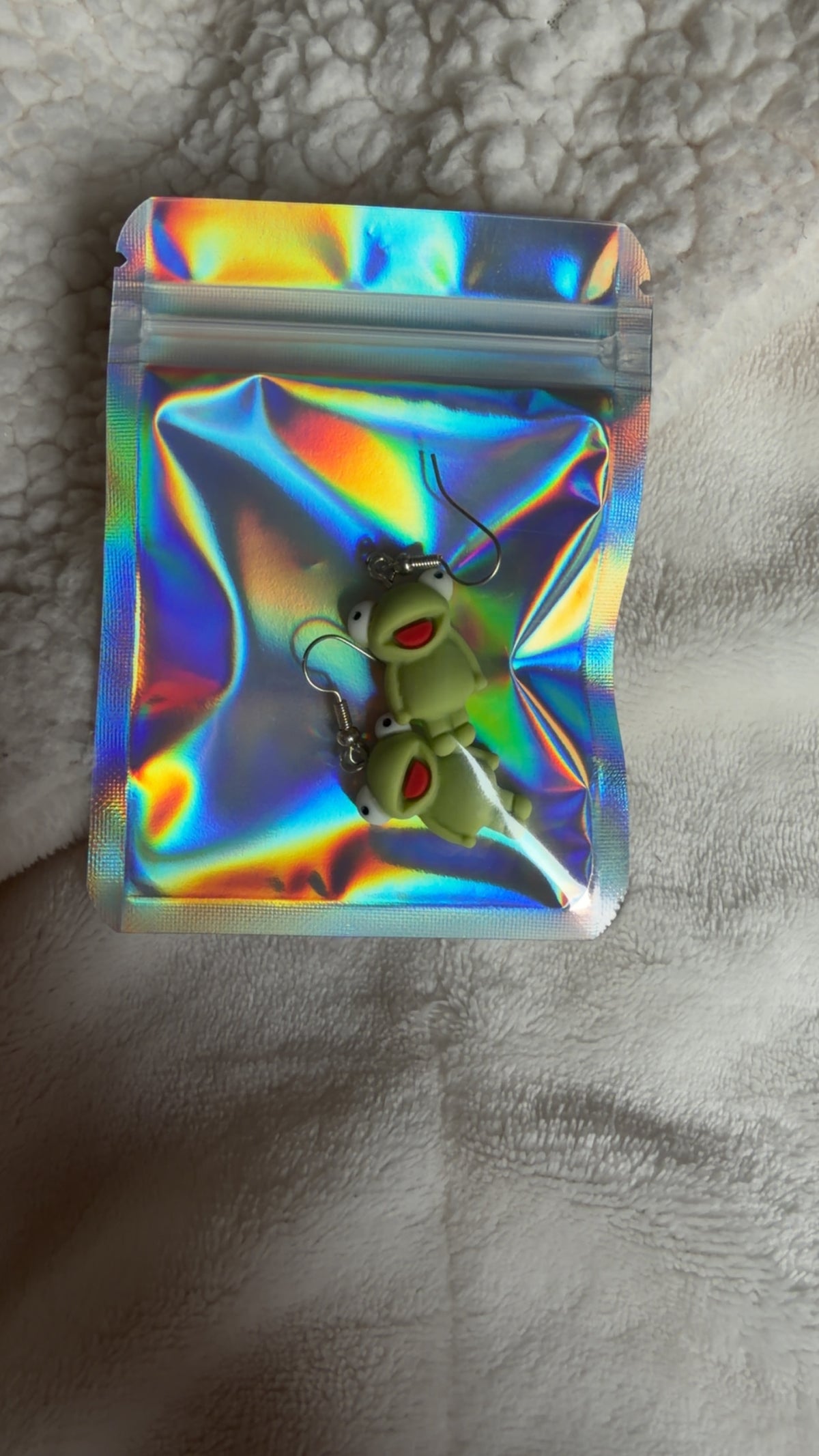Frog earrings